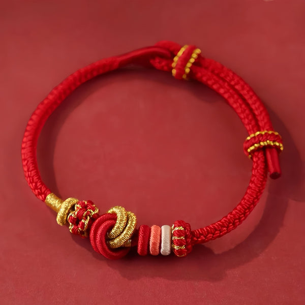 Dimples Knot Hand-Woven Bracelet