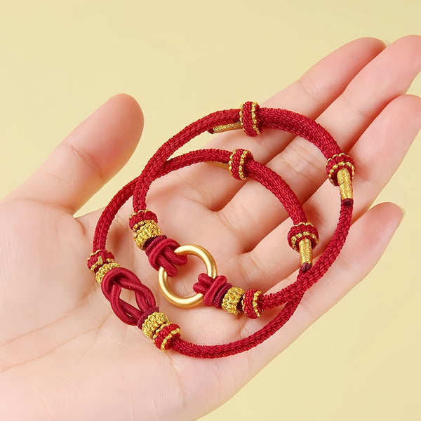 Ping An Knot Red String Bracelet – Protection, Luck & Prosperity