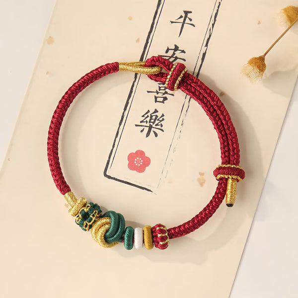 Dimples Knot Hand-Woven Bracelet